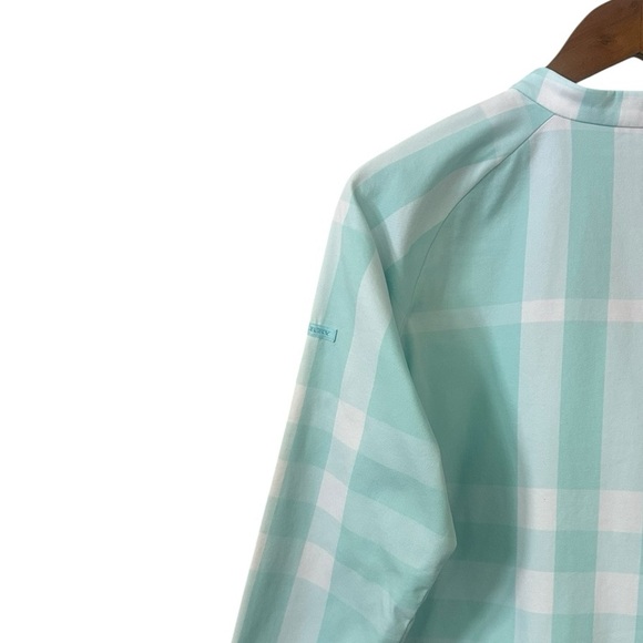 Burberry Light Blue and White Check Full Zip Jacket Size Small - Picture 7 of 11